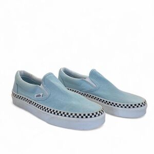 Womens Vans Classic Slip Ons Foxing Checkered size 6